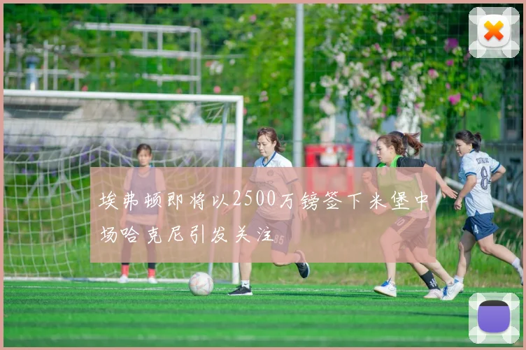 埃弗顿即将以2500万镑签下米堡中场哈克尼引发关注